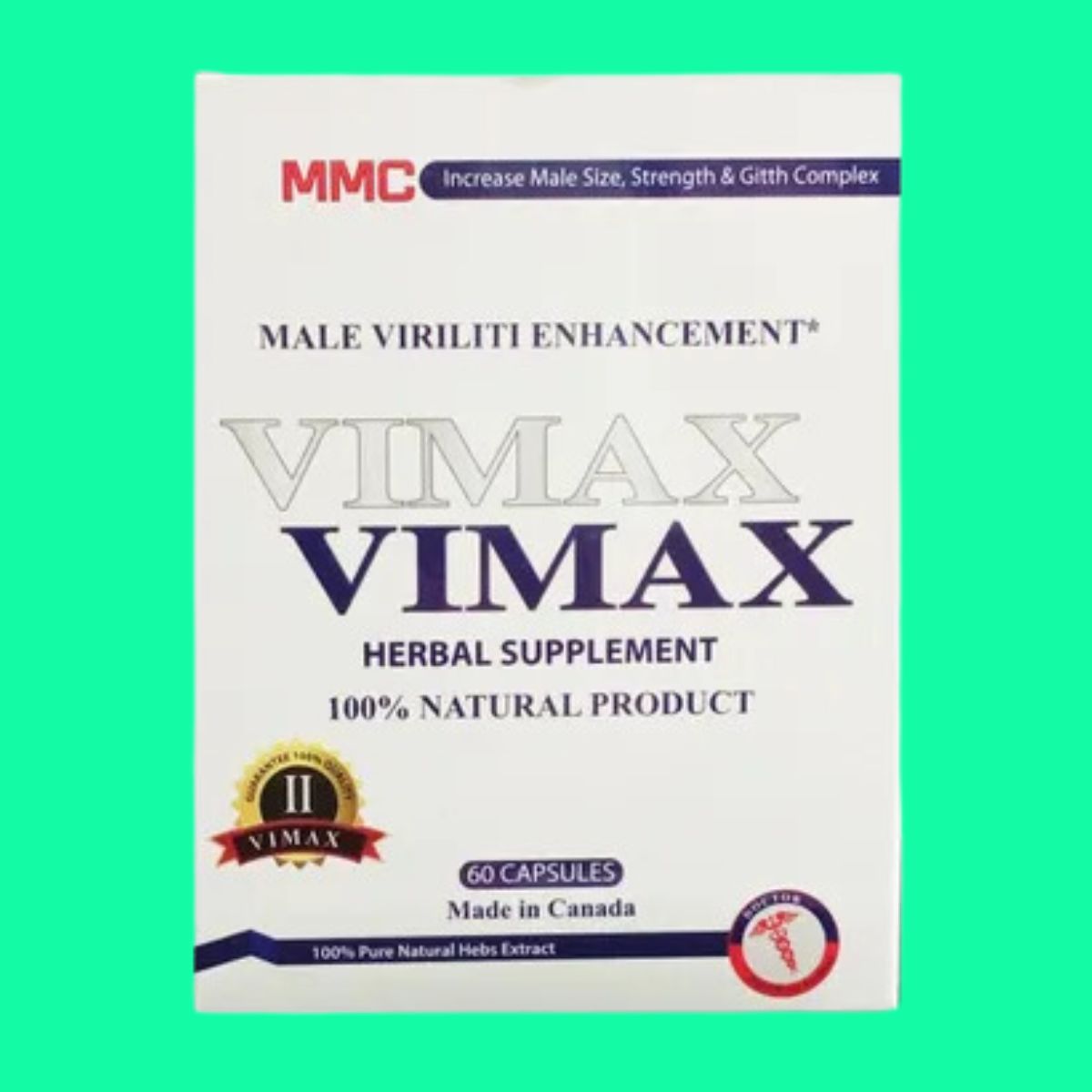 Vimax 增大丸|| 加拿大增大膠囊二代 100%天然草本配方安全增大 台灣現貨正品